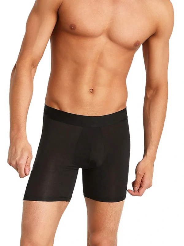 Comfortable Bamboo Fiber Underwear Custom Logo Boxers