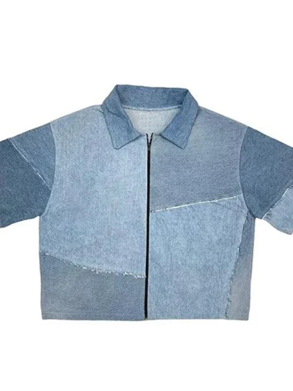 Custom Full Print Men's Tropical Beach Button Down Shirt