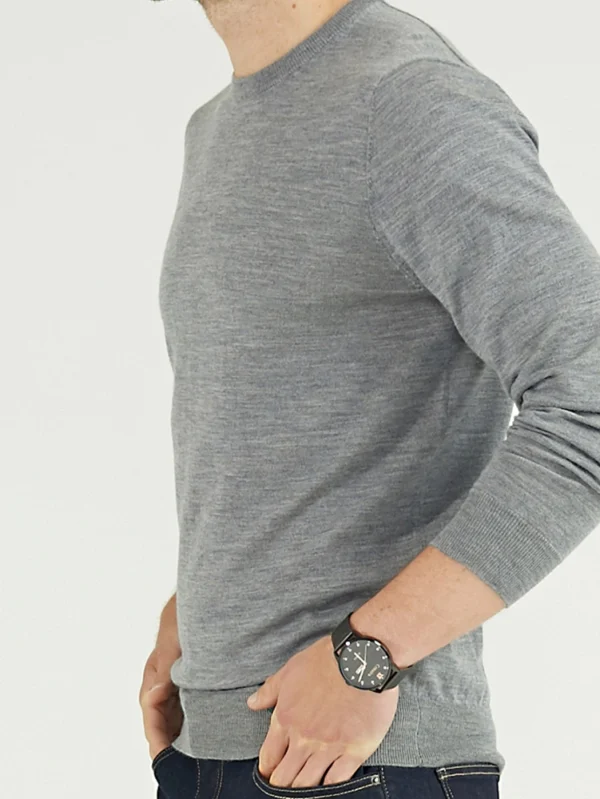 Custom OEM Men's 100% Wool Pullover Sweater Knitwear
