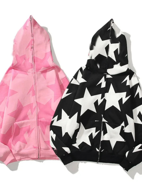 Innovative Custom Street Style Zip-Up Hoodie Design