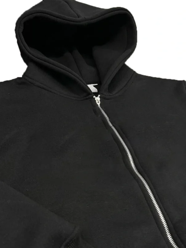 Oversized Unisex Cropped Hoodies with Custom Printing and Embroidery