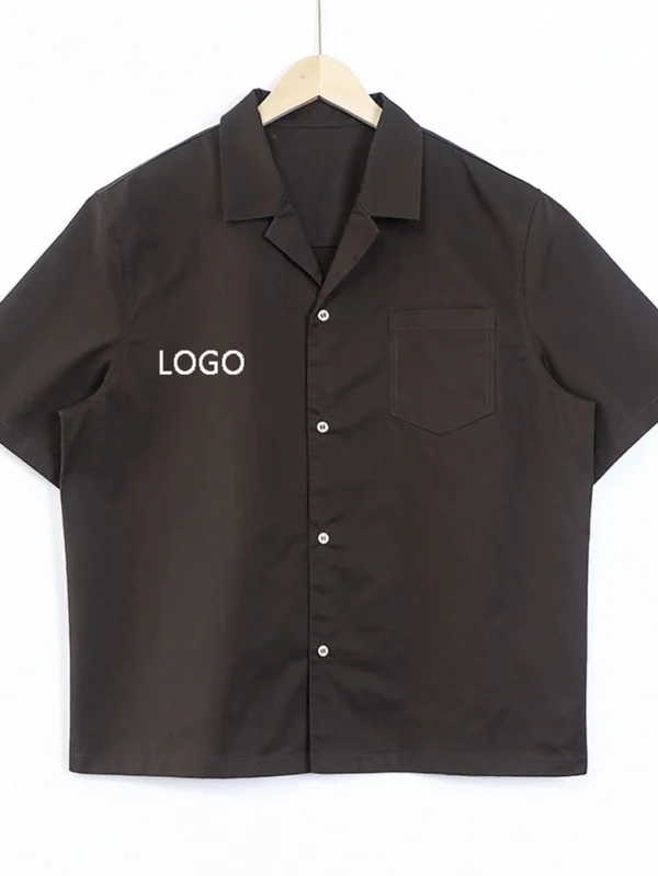Premium Custom 100% Cotton Button-Up Shirts for Men