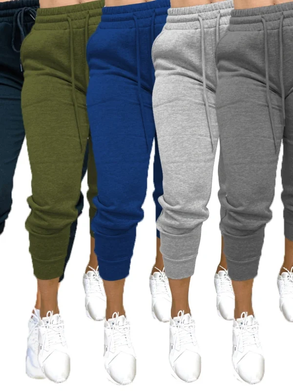 Stylish Women's Trousers with Pockets for Active Wear