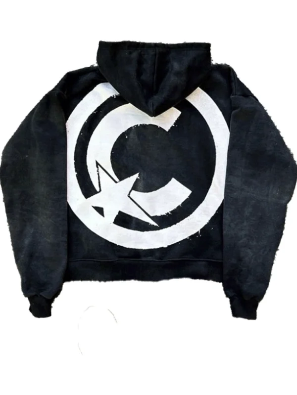 Sun Faded Zip Up Hoodies in Heavyweight Fabric