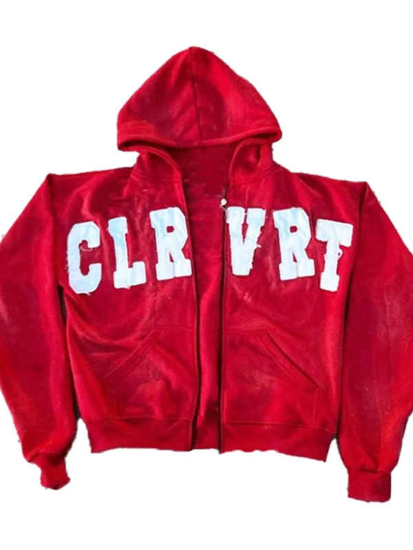 Sun Faded Zip Up Hoodies in Heavyweight Fabric
