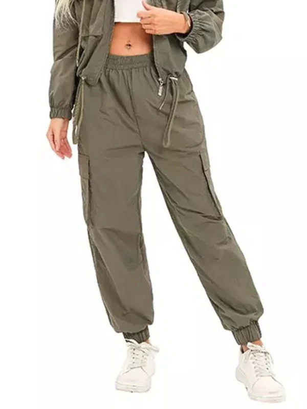 Women's Casual Outdoor Drawstring Utility Jogger Pants